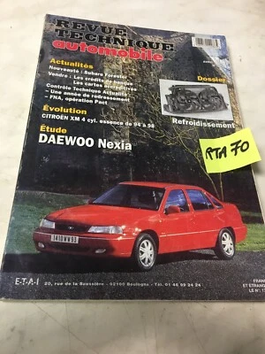Daewoo, Evoluzione XM 4cylindres 94/98 Revisione Tecnica Automobile RTA 1998 - Immagine 1 di 4