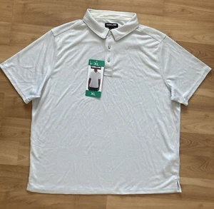 Kirkland Signature Men's Polo Shirt Gray WHITE Size XL - Picture 1 of 6