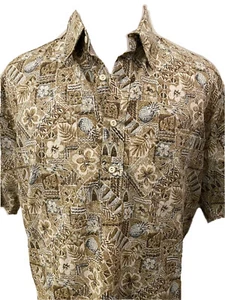 Vintage Nui Nalu Hawaiian Shirt Men’s XL RARE Button Placket 100%Cotton NEW - Picture 1 of 10