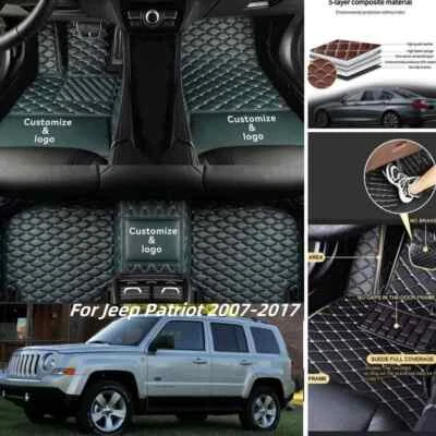 For Jeep Patriot 2007-2017 Car Floor Mats Custom All Weather Carpets Waterproof - Imagem 1 de 4