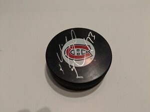 Montreal Canadiens Michael Ryder Signed Official Game Puck NHL