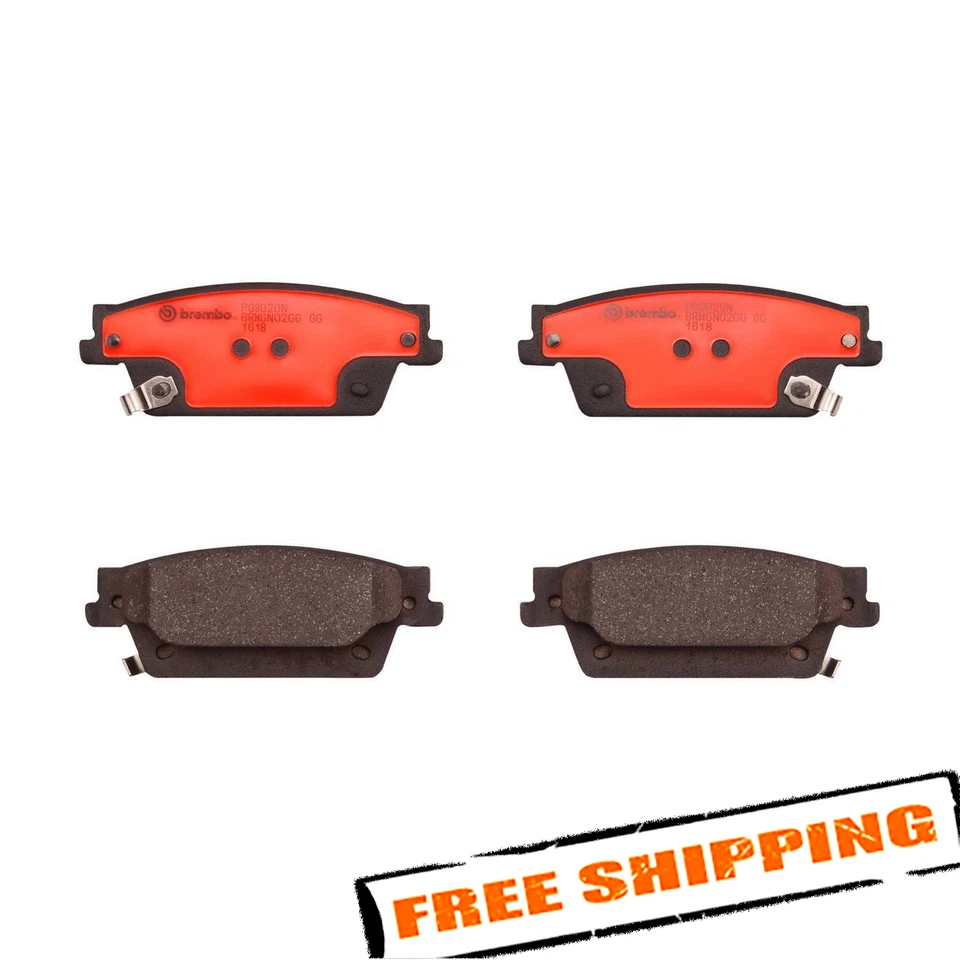 Juego de pastillas de freno de disco trasero de cerámica Brembo P09020N para Cadillac STS 2005-2011 Foto 1 de 4