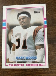 1989 Topps Ickey Woods 27 - Picture 1 of 4