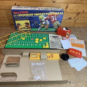 Vintage Mattel 1977 TALKING ABC MONDAY NIGHT NFL FOOTBALL Game Complete No. 3981