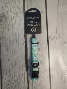 LUCY & CO. Collar de perro de campamento de verano tamaño pequeño 8-14" 20-35 cm tie dye - NUEVO - Imagen 1 de 6