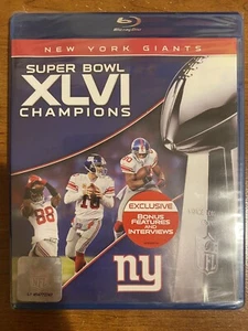 NEW YORK GIANTS SUPER BOWL XLVI CHAMPIONS BLU-RAY ~ NFL ~ NEW SEALED - Picture 1 of 2