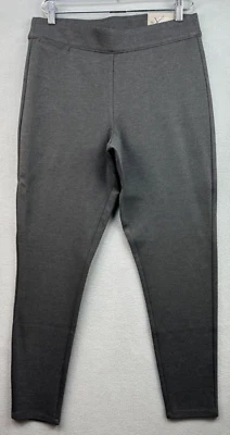 Soft Surroundings Leggings Ponte Soft Essential Medium Charcoal Gray Ankle NWT - Image 1 of 4