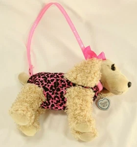 Poochie & Co. Child's Dog Purse Pink Confetti Outfit Poodle Cocker Spaniel - Picture 1 of 8