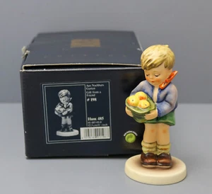M I Hummel Goebel Porcelain Figurine GIFT FROM A FRIEND Germany Mold 485 - Picture 1 of 6