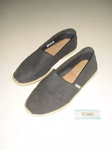 TOMS Espadrilles One For One Canvas Classic Schwarz Leinen Herren Gr. 43/10 Box - Bild 1 von 9