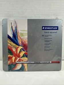 STAEDTLER Colored Watercolor Pencils Karat Aquarell 36 Colors NEW - Picture 1 of 7
