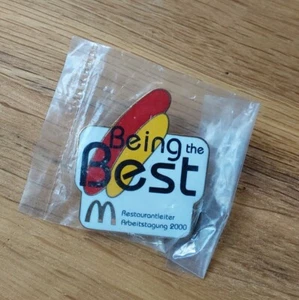 Pin's McDonald's mc do Being The Best Restaurant leiter Arbeitstagung deutch - Imagen 1 de 3