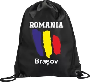 BOLSO MOCHILA Braşov BRASOV RUMANIA GIMNASIO BANDERA DEPORTE M1 - Imagen 1 de 1