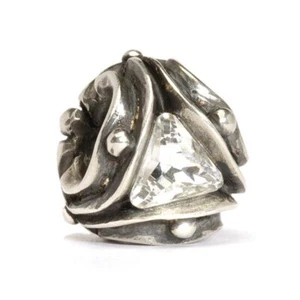 TROLLBEADS Triangles Fantasy 12381 Crystal Triangles Trollbead for Fantasy Neck - Picture 1 of 10