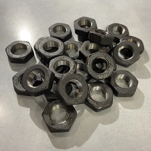 Jam Nuts- 7/8"-14 Right Hand- Grade 2H Heavy Duty- Unplated- Lot of 25 - Picture 1 of 2