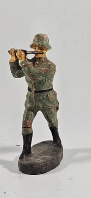 Винтажный Lineol Elastolin Durso Вторая мировая война Немецкий Оркестр Fifer - Изображение 1 из 4