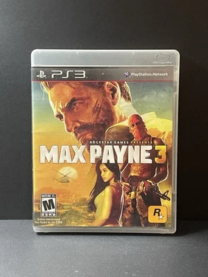 Max Payne 3 (Sony PlayStation 3, 2012) Probado Completo+/con Manual CIB Foto 1 de 4