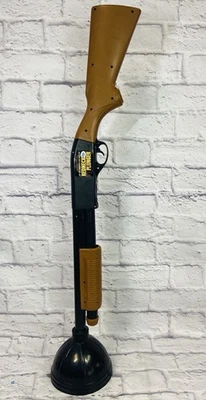 Escopeta émbolo Redneck Toyz obras reales sonido de disparo fontanero mordaza regalo sin usar Foto 1 de 4