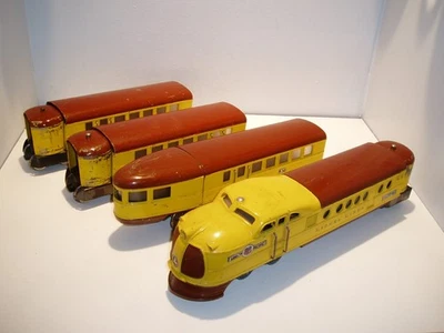 Conjunto Streamliner Lionel Prewar 636W O Gauge Union Pacific City of Denver 1936-39 - Imagem 1 de 4
