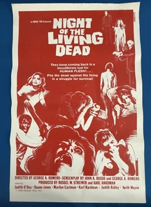 "Póster original de la película Night of the Living Dead 1978 George Romero 27""x41"" SS" - Imagen 1 de 17