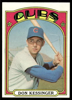 Topps Don Kessinger #145 Chicago Cubs 1972 Foto 1 de 2