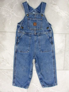 Carhartt Denim Bib Overalls Infant Size 18 Months - Picture 1 of 9