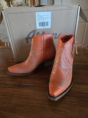 BOTAS WESTERN FREE PEOPLE ALLENS TANGERINE AVERY 7 NUEVAS EN CAJA Foto 1 de 4