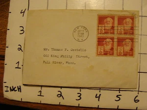 Vintage Envelope FIRST DAY OF ISSUE:oct 7, 1940 SAMUEL F. S. MORSE torn back - Picture 1 of 1