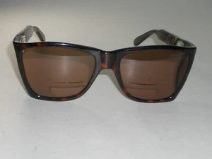 57[]16 125 VINTAGE PERSOL 009 DARK TORTOISE SUNGLASSES/EYEGLASS FRAMES ONLY - Picture 1 of 9