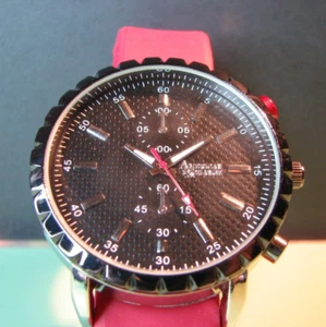 Reloj de cuarzo American Exchange con pulsera de goma - Imagen 1 de 3