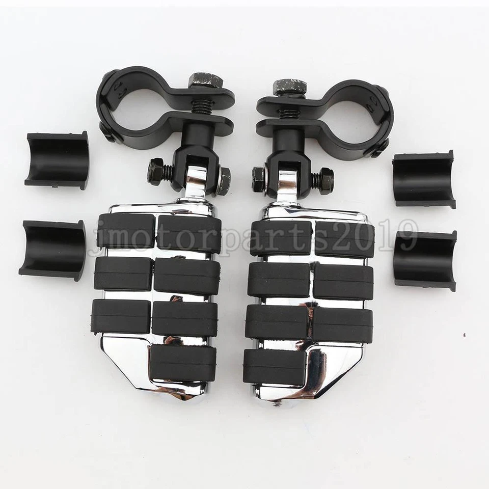 2 clavijas de pie de carretera montaje de pedal para Honda VTX1300 1800 Magna 750 Nighthawk Foto 1 de 4