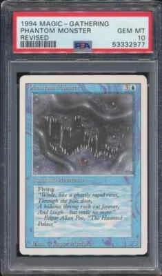 1994 MTG Magic The Gathering Revised Phantom Monster PSA 10 GEM MINT Low Pop - Image 1 of 2