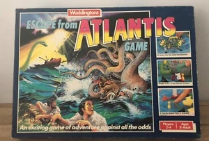 ESCAPE FROM ATLANTIS BOARD GAME by WADDINGTONS * Multi Listing * Choose spares - Picture 1 of 30