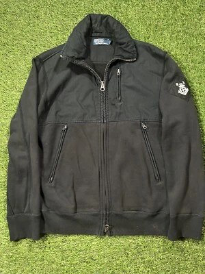 JAQUETA MOLETOM POLO RALPH LAUREN ÂNCORA NÁUTICA COM CAPUZ ZÍPER M preta top ir - Imagem 1 de 4