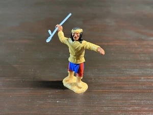 Timpo Apache Warrior  - Beige Torso Variant  - Wild West - 1970s - Picture 1 of 4