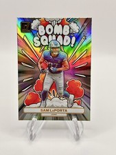 Sam LaPorta /100 ! 💣 HOLO BOMB SQUAD! 2023 Donruss Football Rookie Card Lions