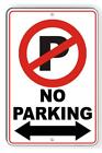 Metal Aluminum Tin Warning Sign Beware Caution No Parking Driveway Store Home