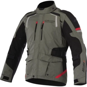 NEW Alpinestars Andes v2 Drystar Adventure Motorcycle Jacke Military Green M - Foto 1 di 15