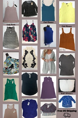 Wholesale Women's Clothes Tops Size Small Lot 20 Pcs - Image 1 of 4