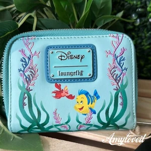 Portafoglio Loungefly Disney Principesse Sotto il Mare Glitter Nuovo con etichette - Foto 1 di 5