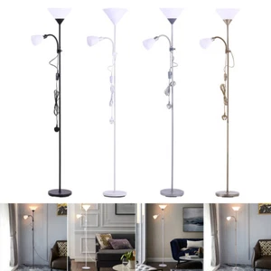 2 Way Floor Lamp Standard Living Room Light Mother & Child Uplighter LED Bulbs - Picture 1 of 17