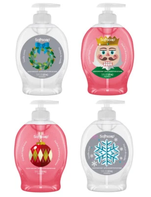 4x - SOFTSOAP - Edição Limitada - Pacote de Variedade de Férias Sabonete para Mãos 7,5 oz Apple G2 - Imagem 1 de 4