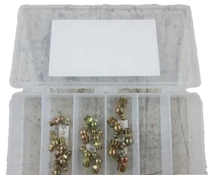 MIze Metric Grease Zerk Assortment w/ Storage Case 15 (5 ea) ZM456 ZM458 ZM4510 - Picture 1 of 9