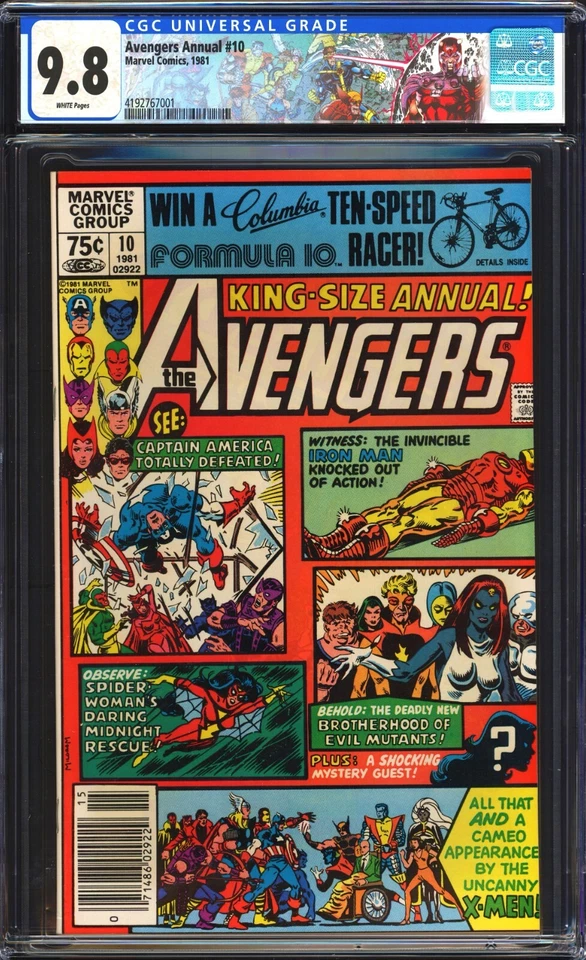 The Avengers Annual #10 Newsstand Variant (Marvel Comics 1981)