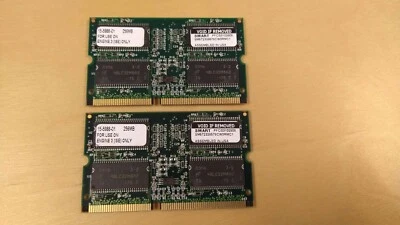 SM572328578CW3RMC1 Smart Modular 256MB PC133 133MHz ECC sin búfer CL3 lote de 2 Foto 1 de 2