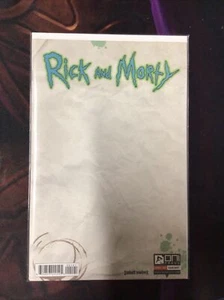RICK AND MORTY #1 - Oni Press- Blank Variant Cover - Picture 1 of 6