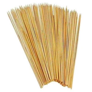 150 x Bambusspießstäbchen 12 Zoll für BBQ Kebab Obst Holz extra lange Stöcke - Bild 1 von 3