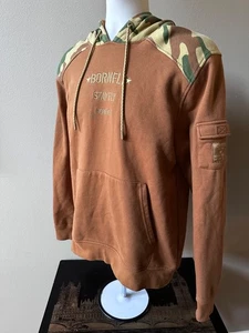 Born Fly Stay Fly Forever 3-Pocket Hoodie Sweatshirt (M) Brown - Picture 1 of 5