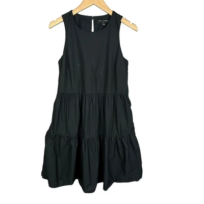 Banana Republic Black Tiered Dress Sleeveless Tall S Women's Casual - Image 1 of 4