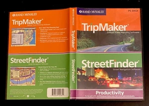 Rand McNally TRIPMAKER Deluxe Travel Planning & STREETFINDER Navigation PC SW - Picture 1 of 2